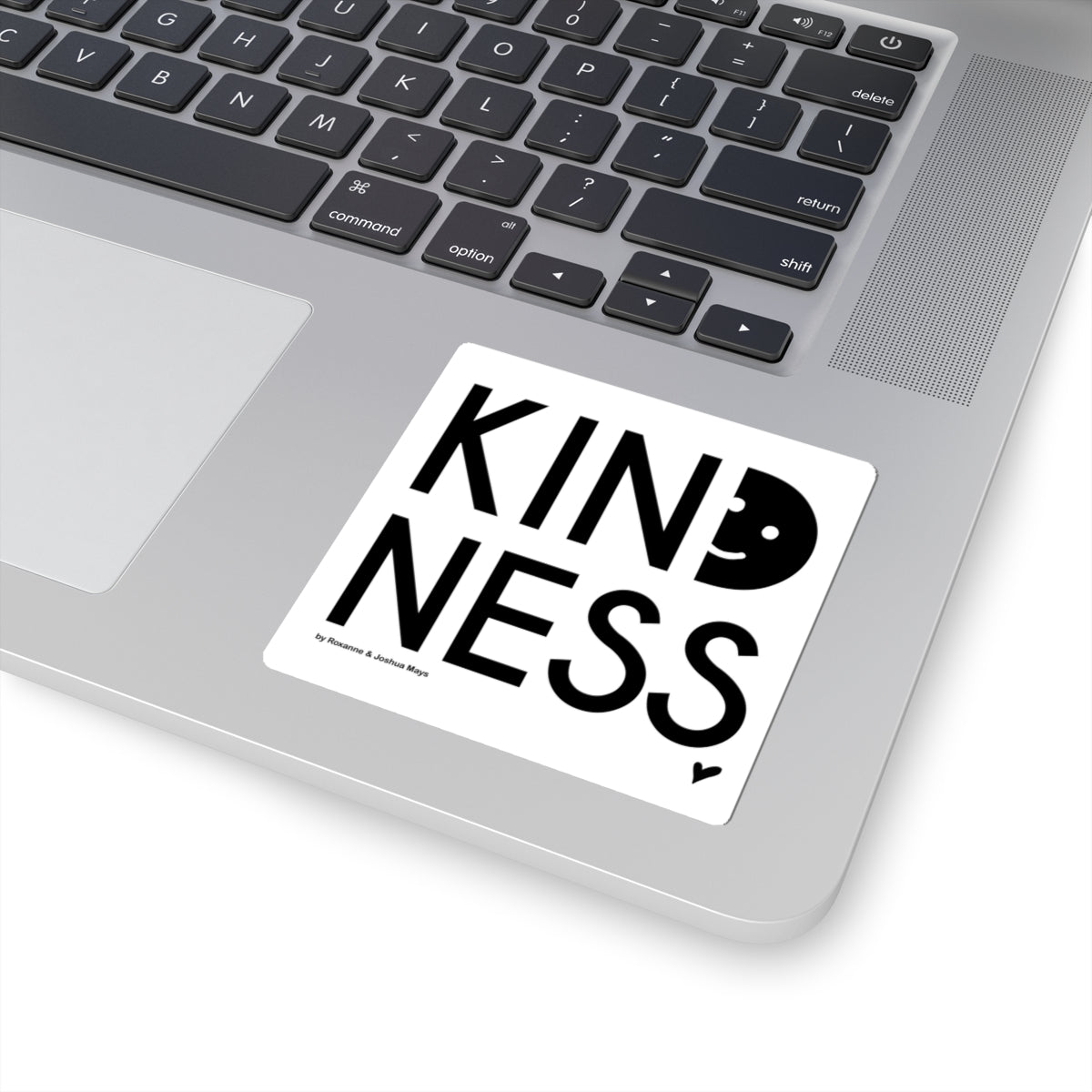 Kindness Kiss-Cut Stickers - Black & White
