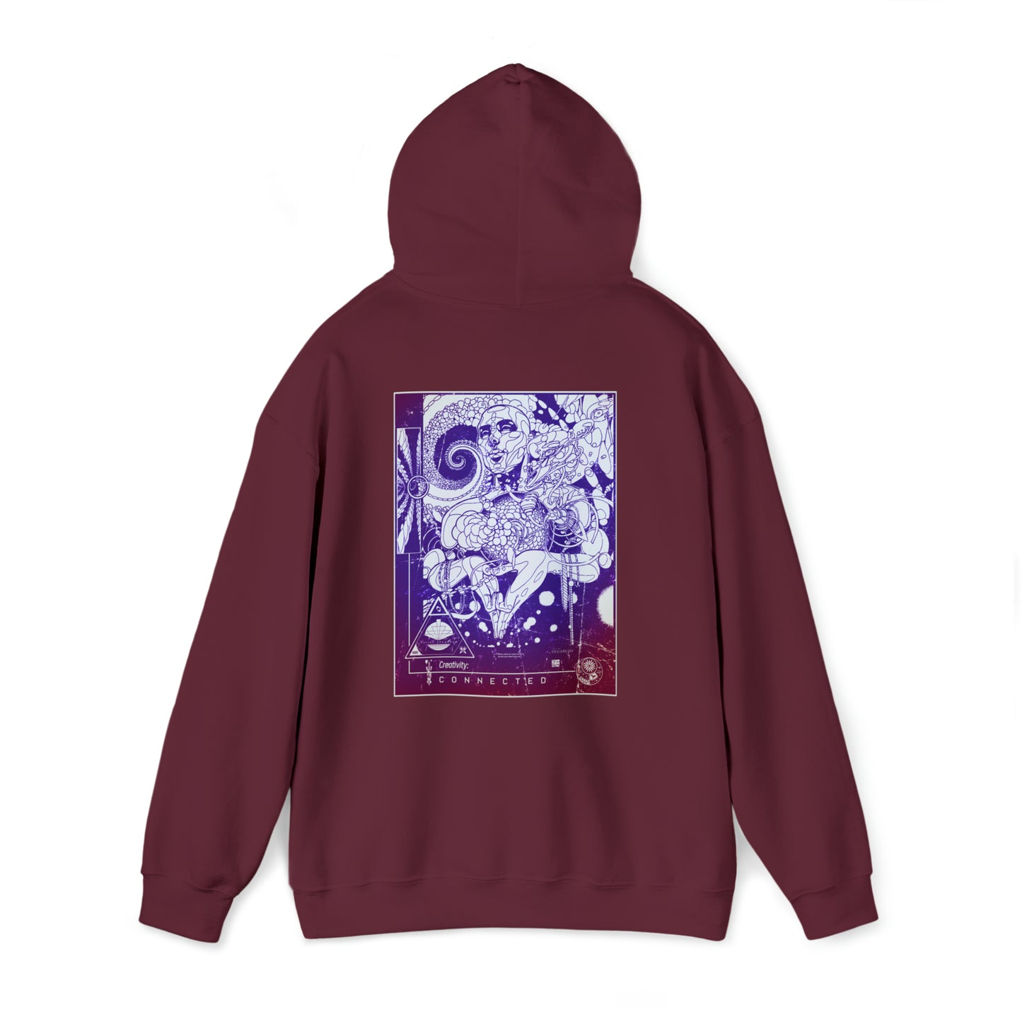 Creativity:Connected Hooded Sweatshirt