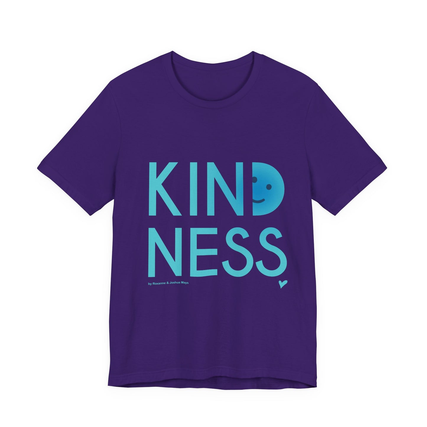 Kindness Unisex Short Sleeve Tee - Blue