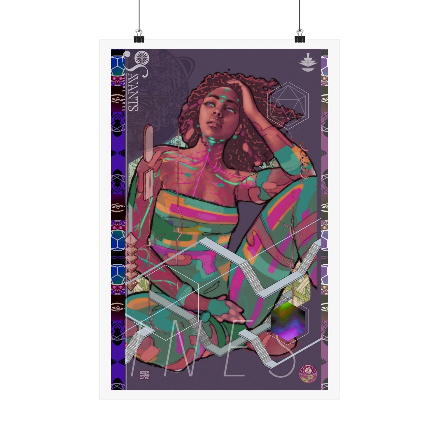Ines Ardley Savants OTS Print