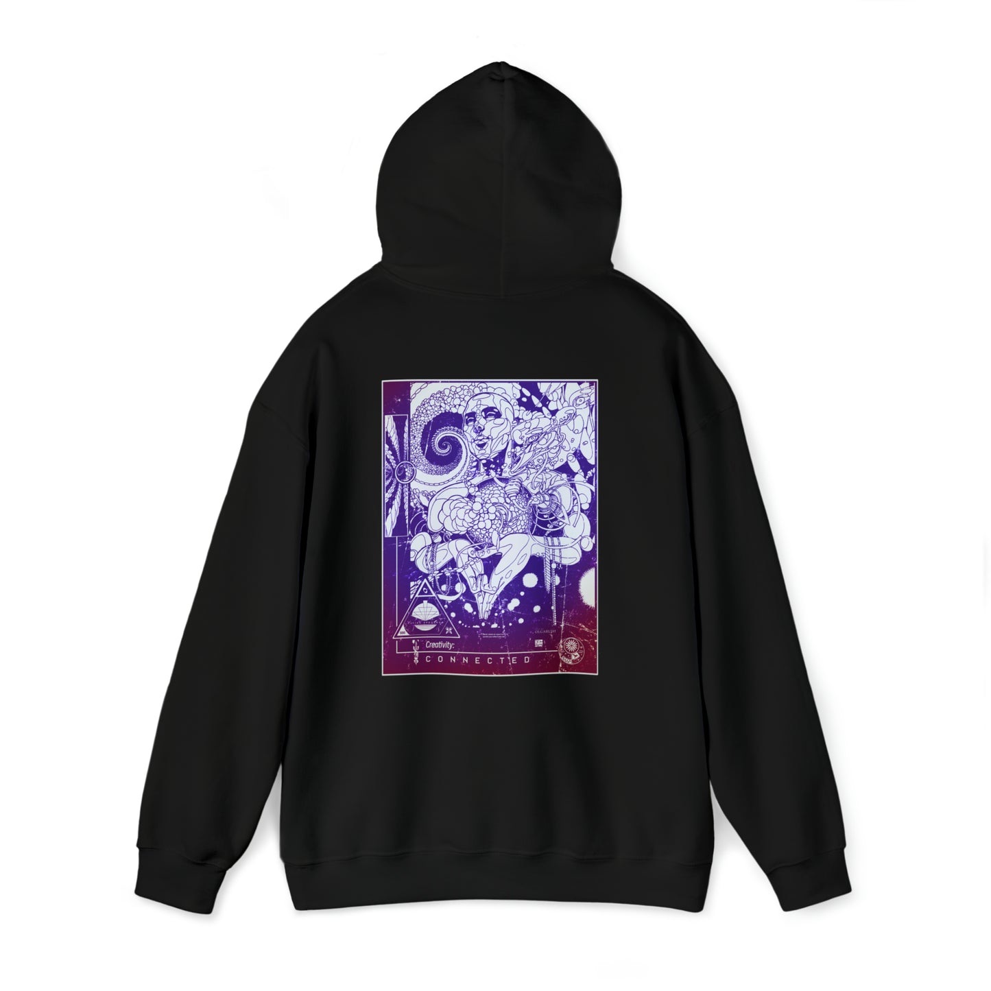 Creativity:Connected Hooded Sweatshirt