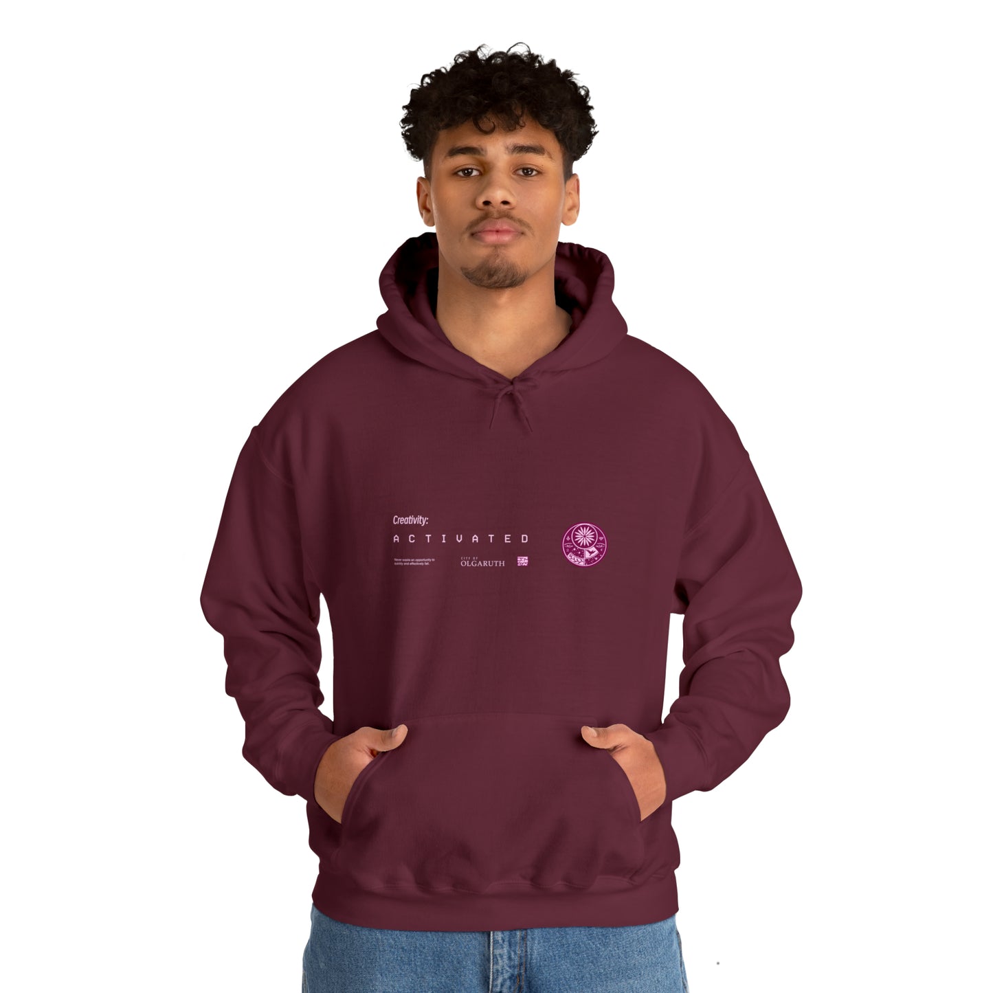 Creativity:Activated Hooded Sweatshirt