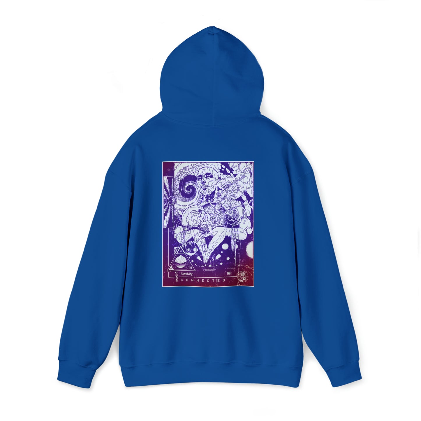 Creativity:Connected Hooded Sweatshirt