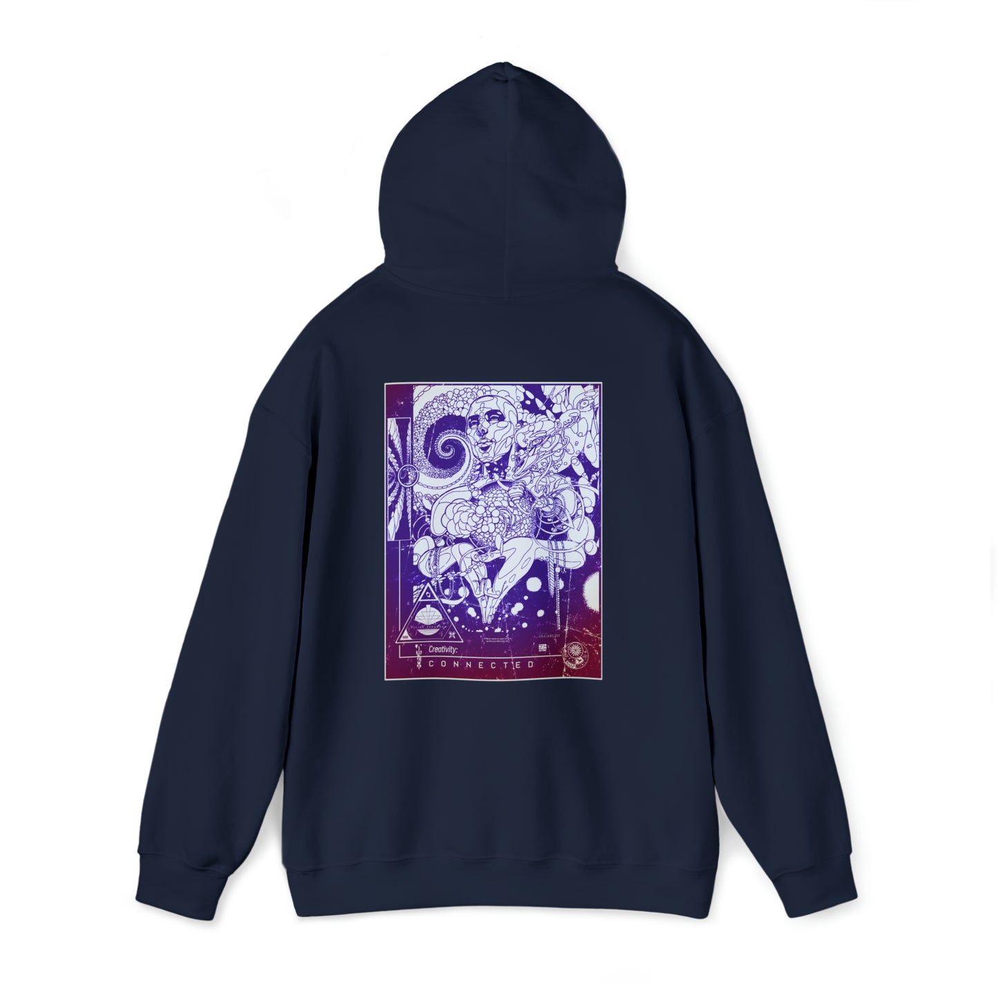 Creativity:Connected Hooded Sweatshirt