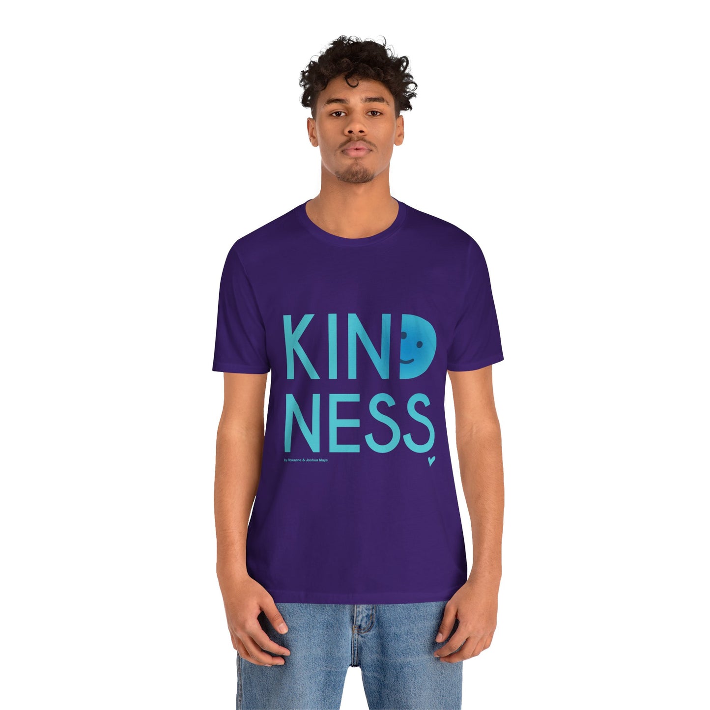 Kindness Unisex Short Sleeve Tee - Blue