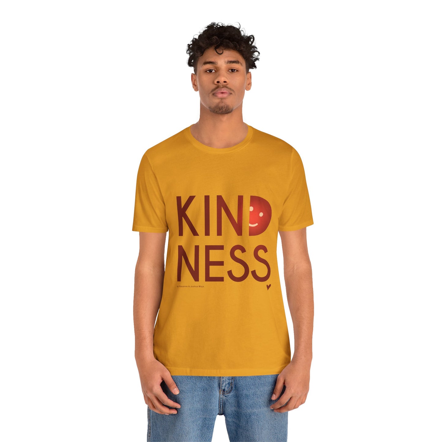 Kindness Unisex Short Sleeve Tee - Red