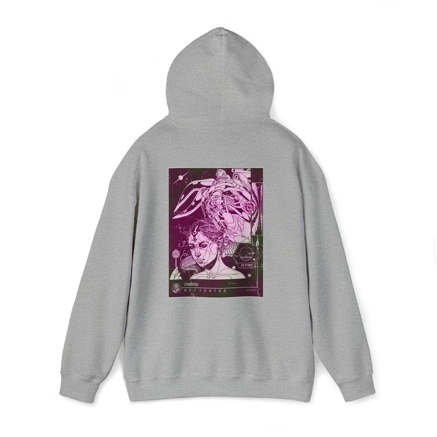 Creativity:Activated Hooded Sweatshirt