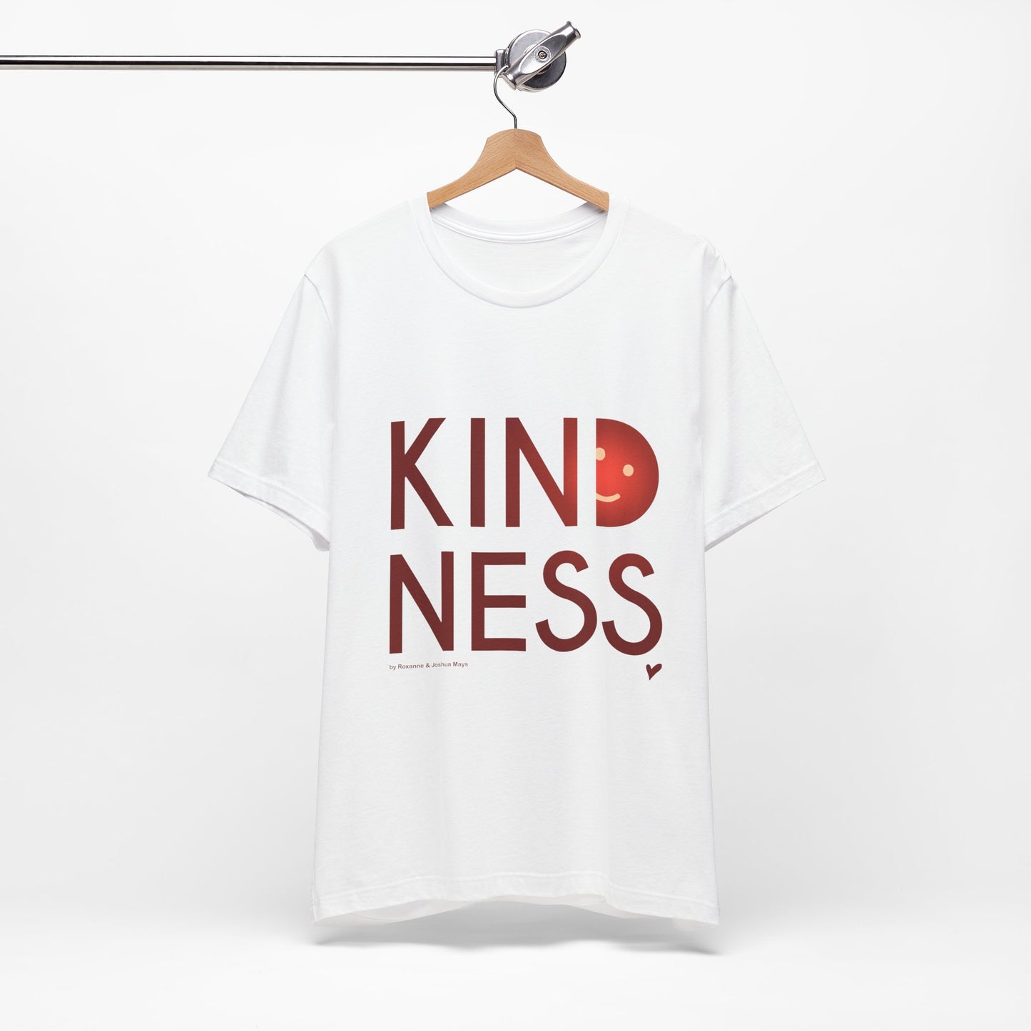 Kindness Unisex Short Sleeve Tee - Red