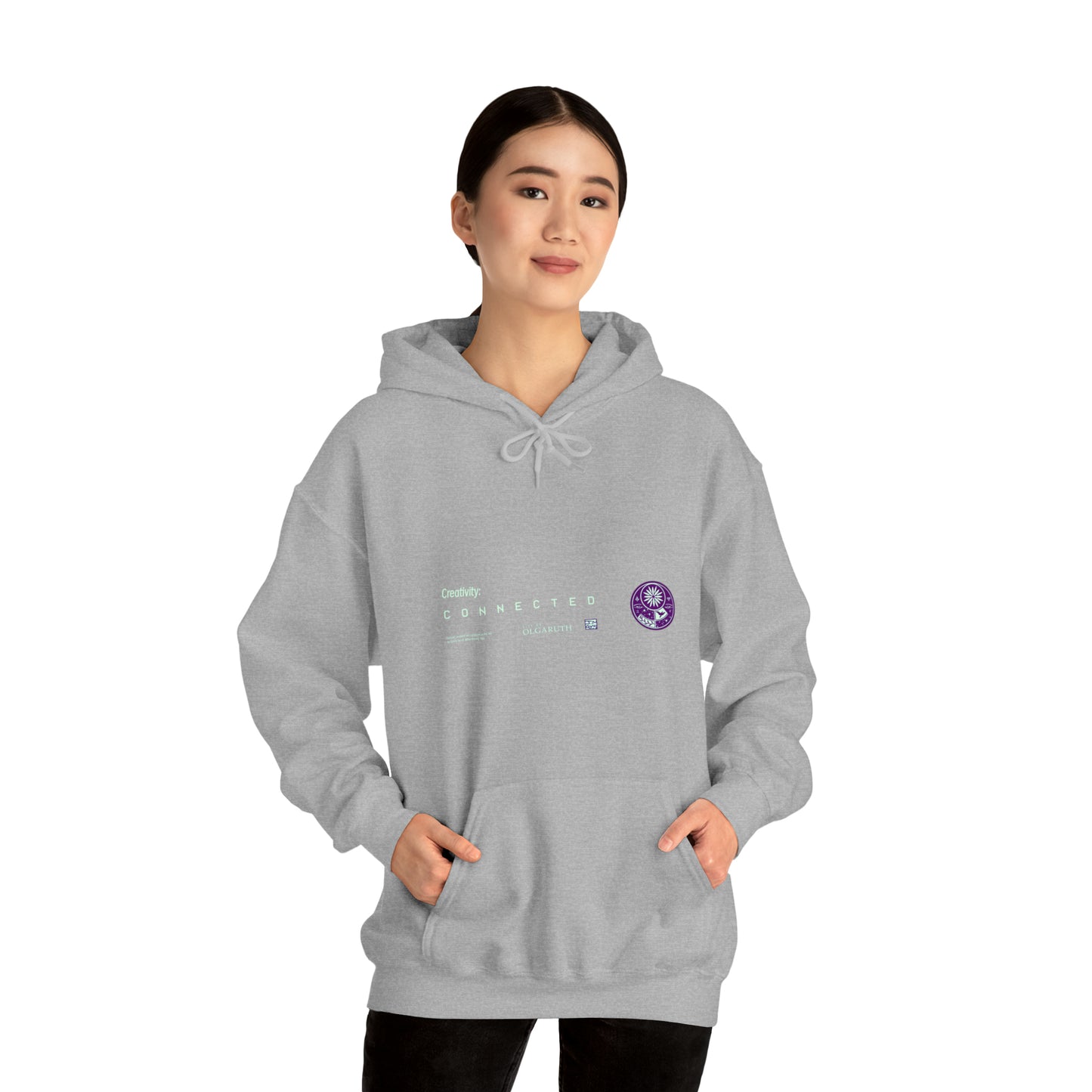 Creativity:Connected Hooded Sweatshirt