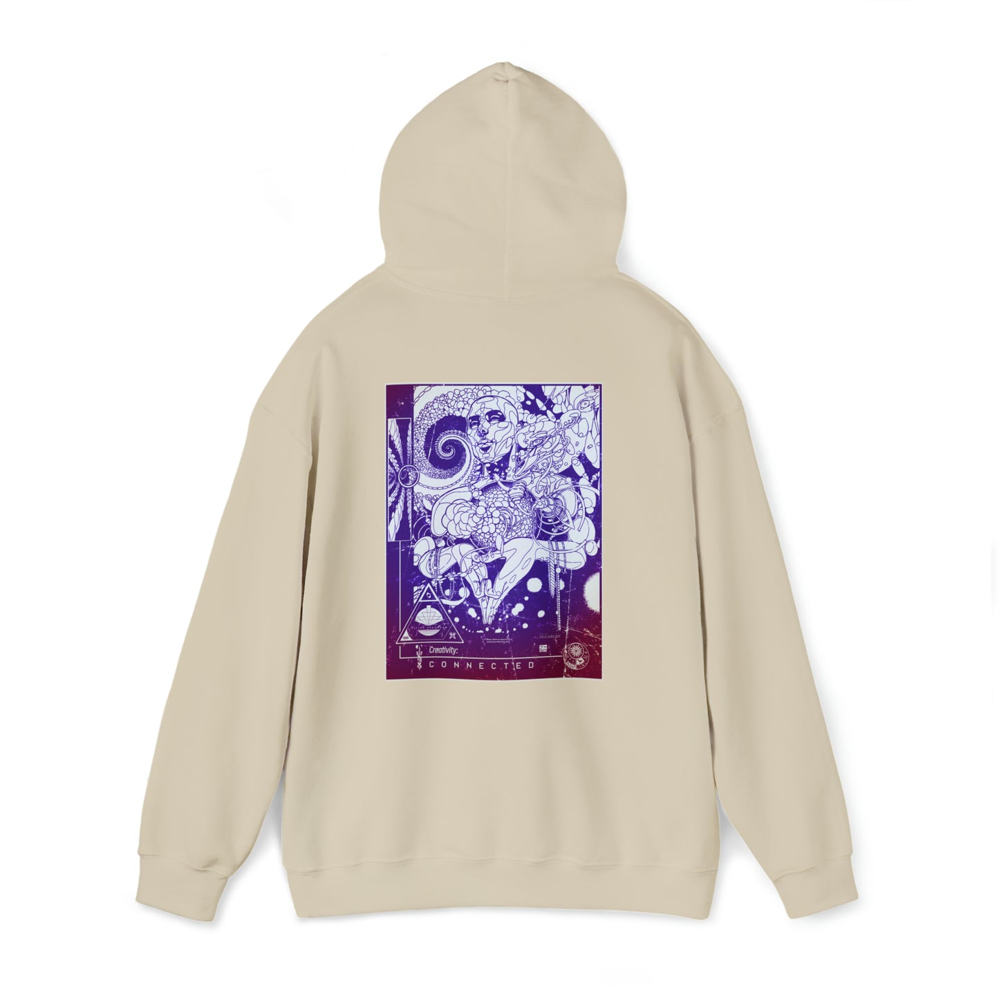 Creativity:Connected Hooded Sweatshirt