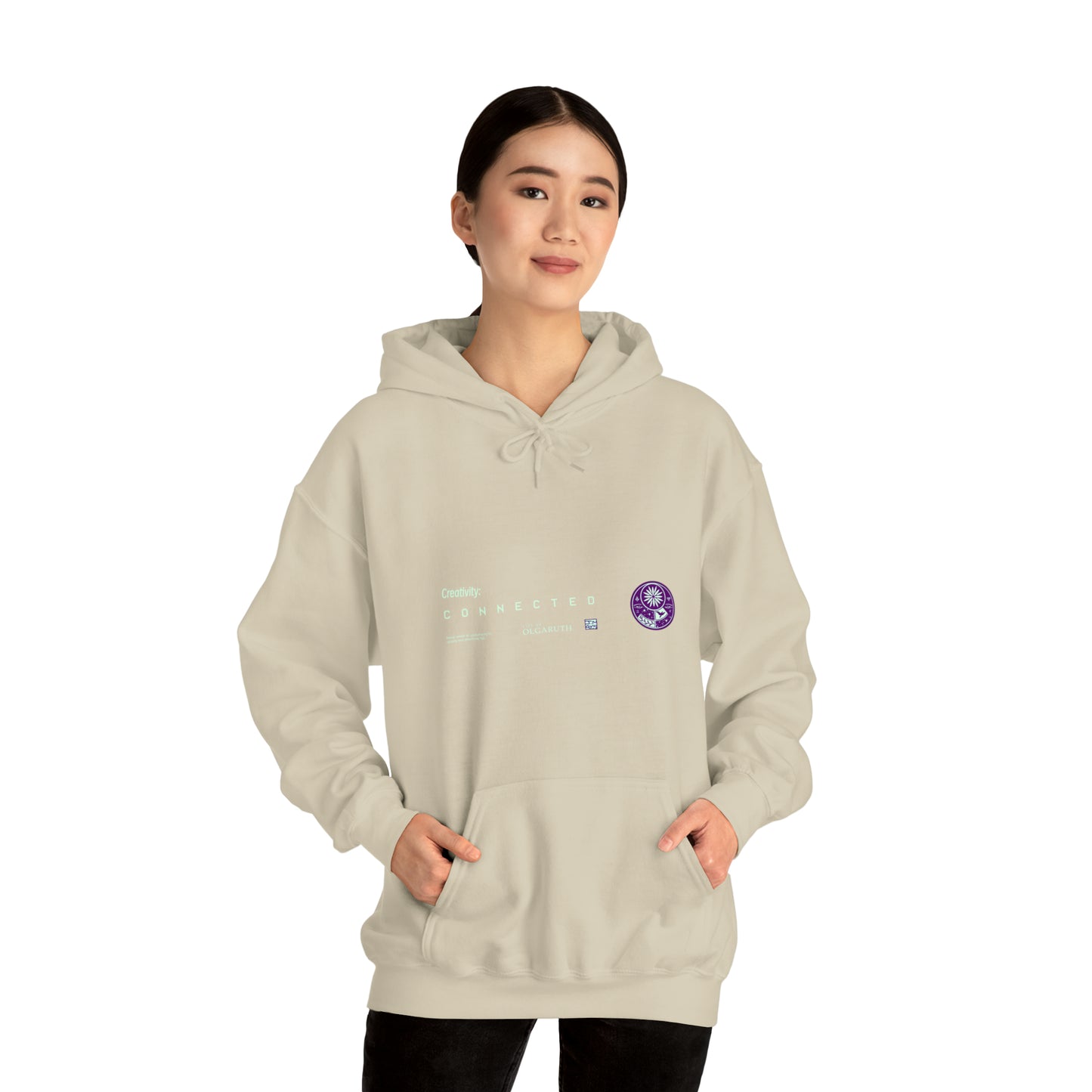 Creativity:Connected Hooded Sweatshirt