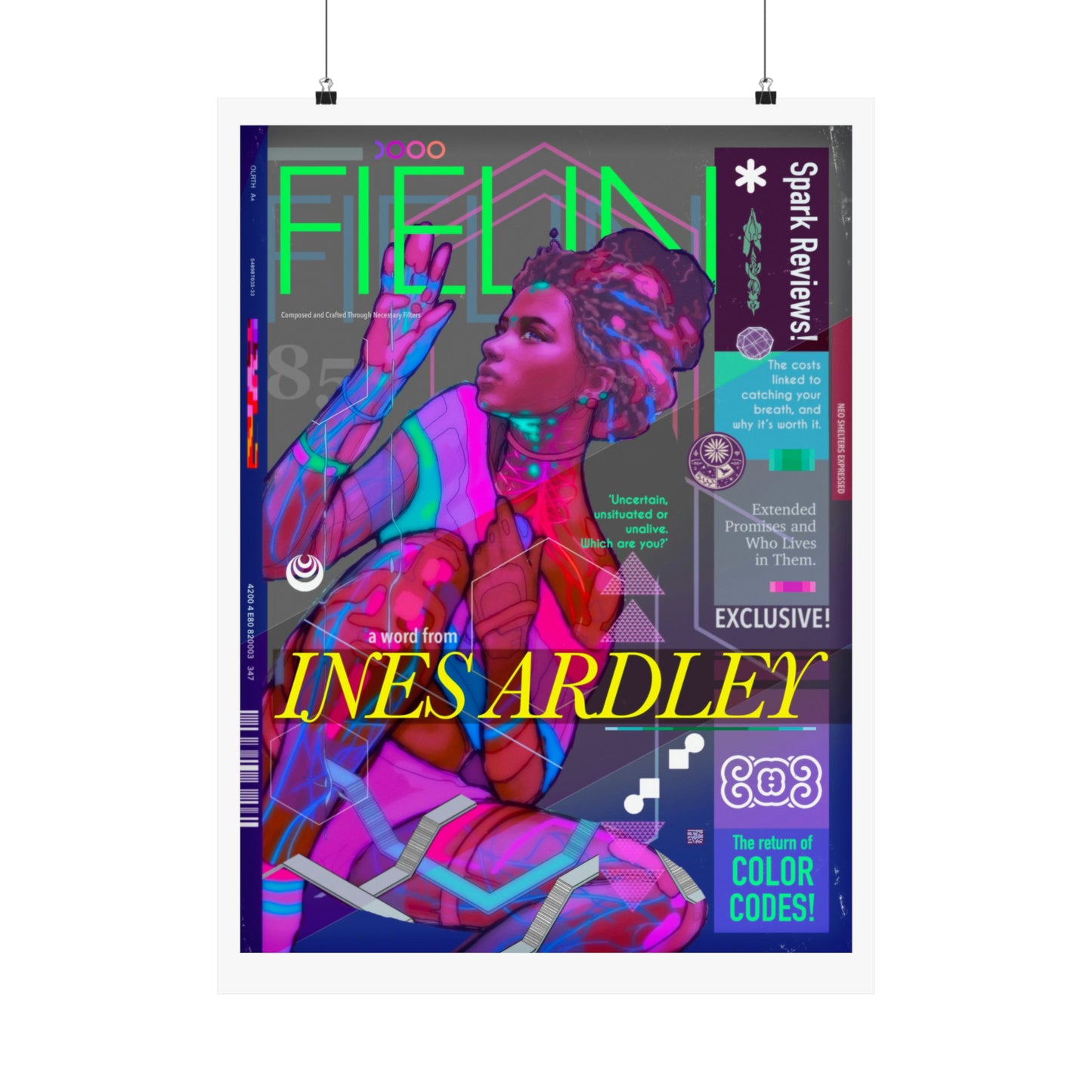 Ines Ardley Cover Story Poster