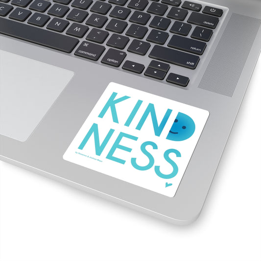 Kindness Kiss-Cut Stickers - Blue