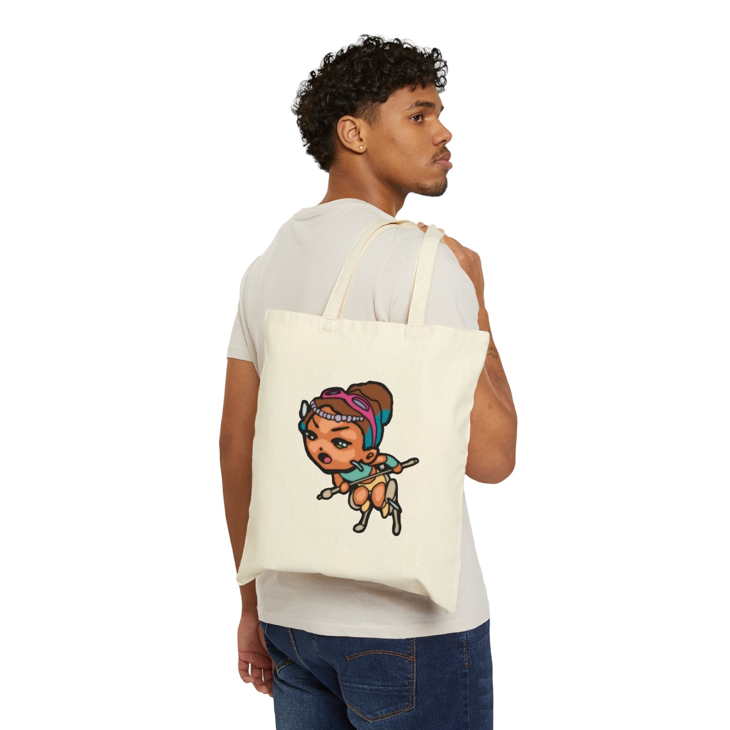 Montrose Calcot Chibi Cotton Canvas Tote Bag