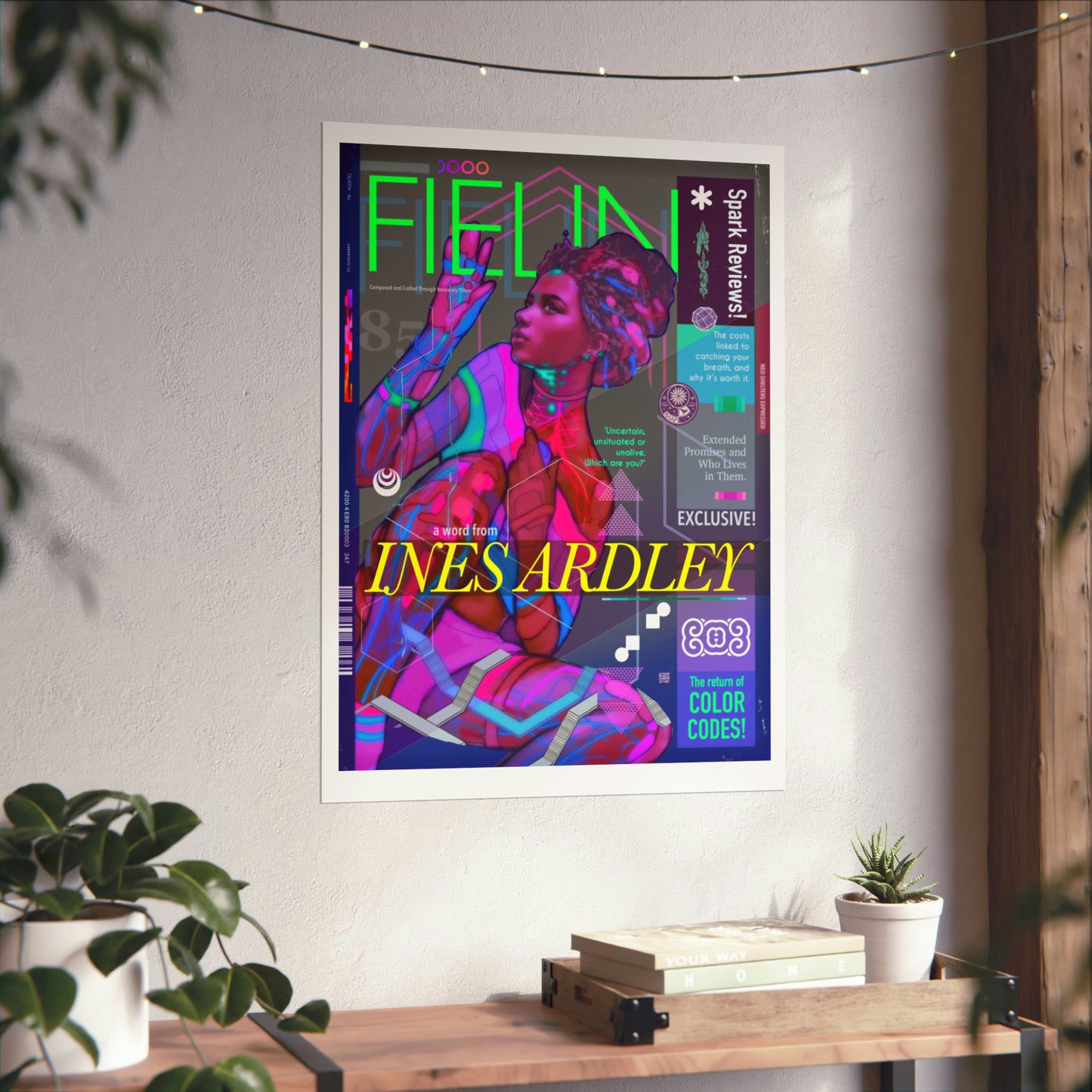 Ines Ardley Cover Story Poster