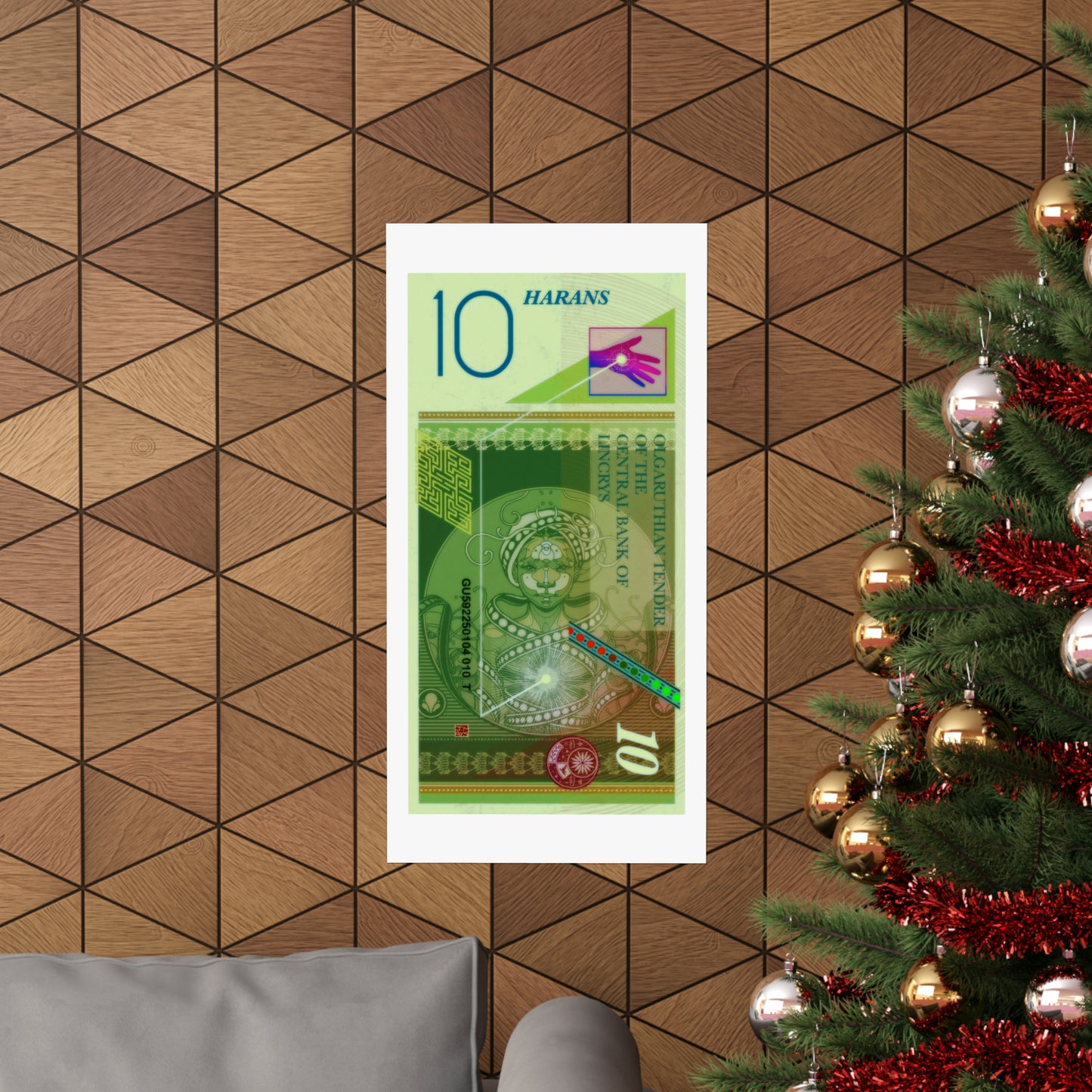 Haran 10 Note Poster -15x30