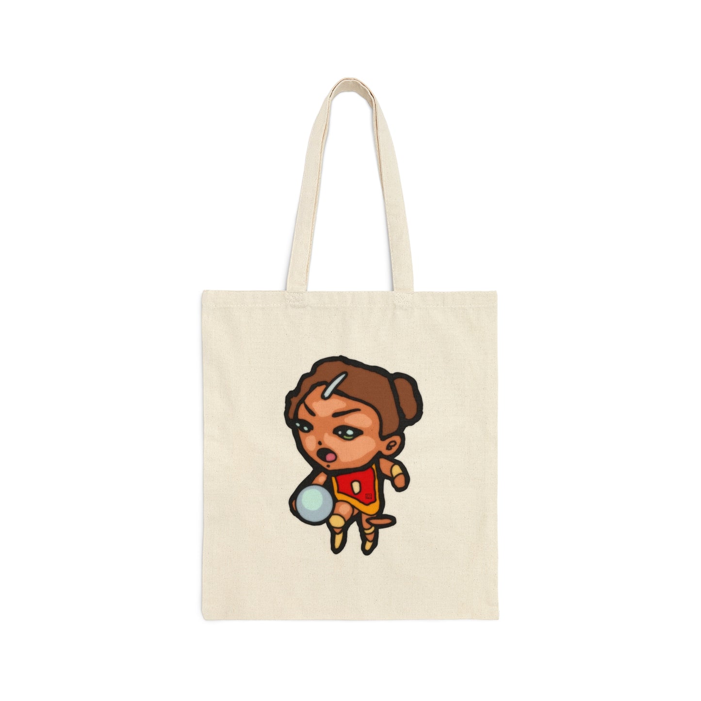 Cresta Canon Chibi Cotton Canvas Tote Bag