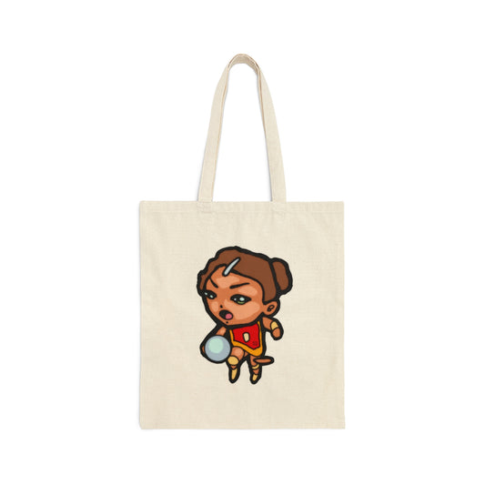 Cresta Canon Chibi Cotton Canvas Tote Bag