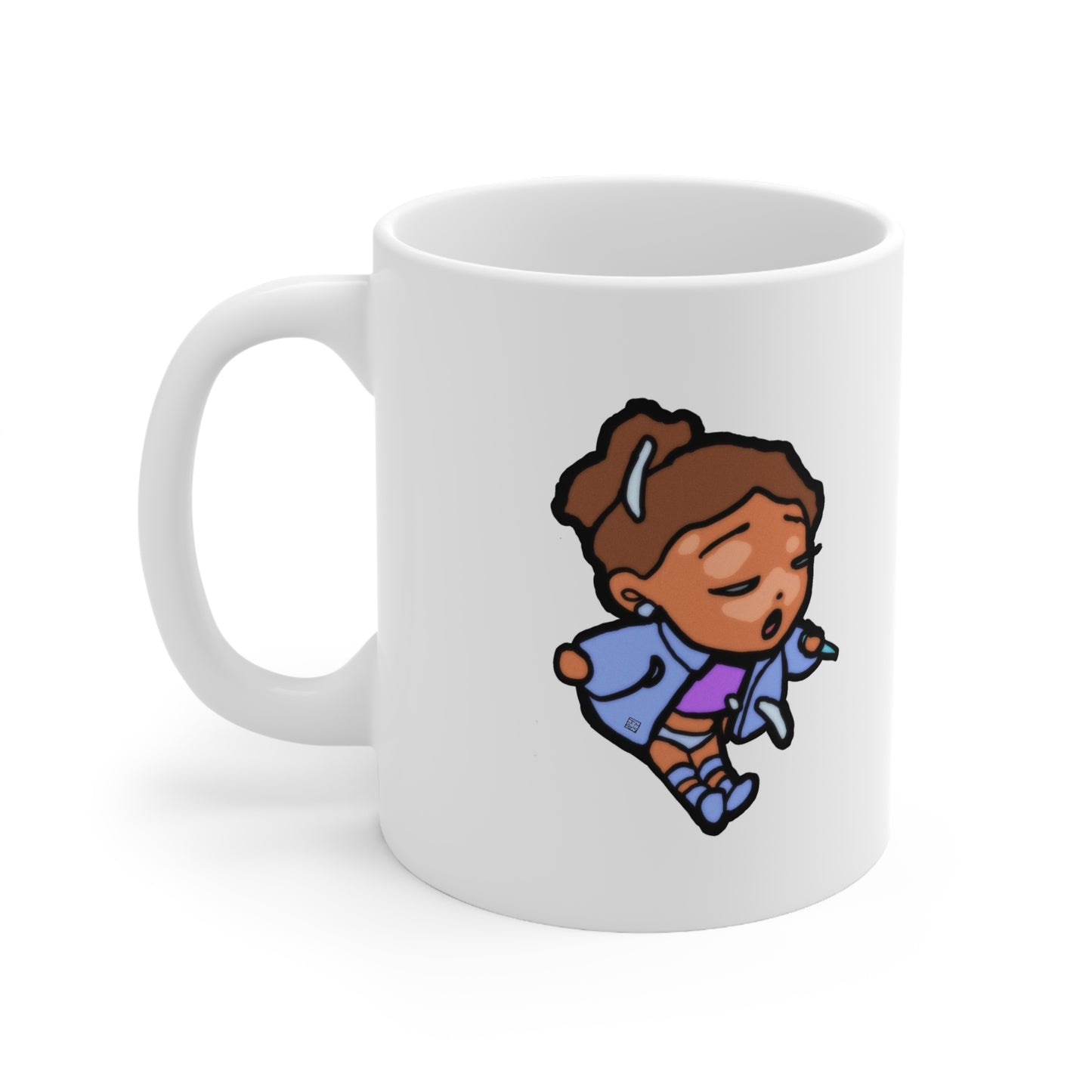 Ines Ardley Chibi Ceramic Mug 11oz