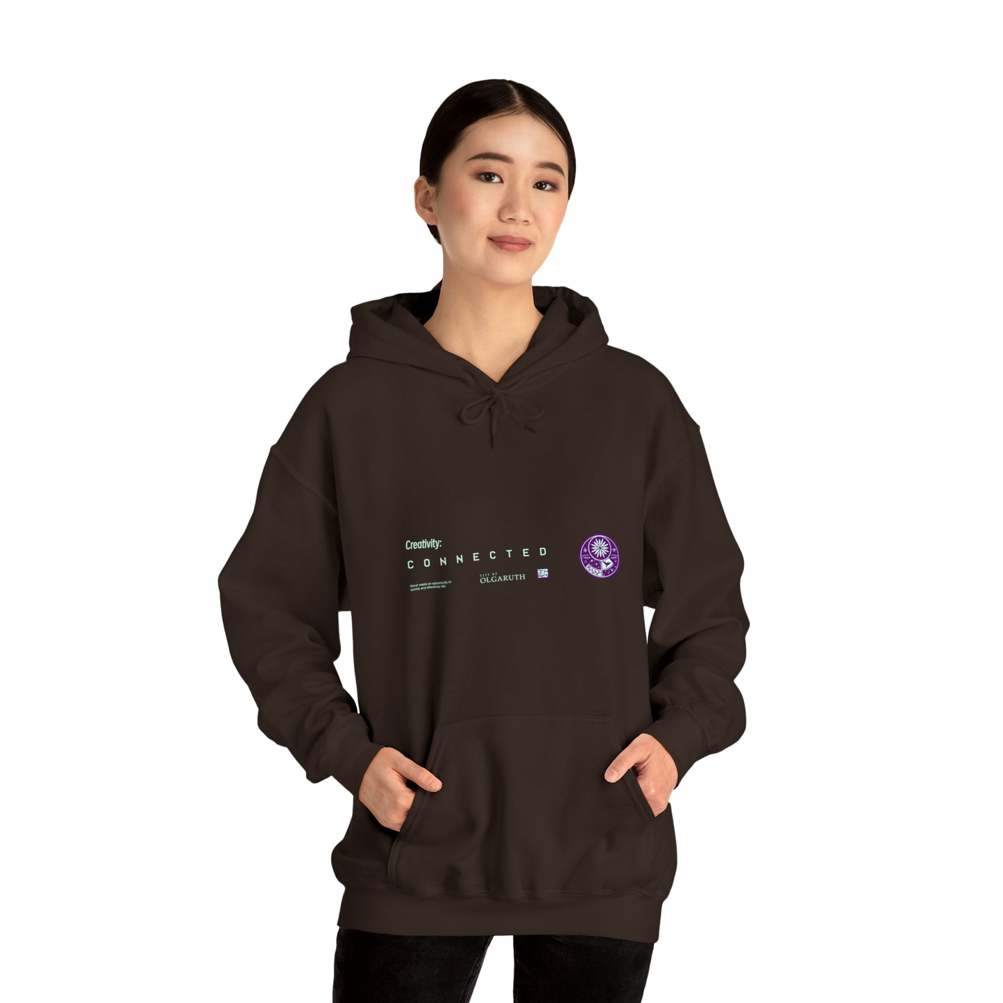 Creativity:Connected Hooded Sweatshirt