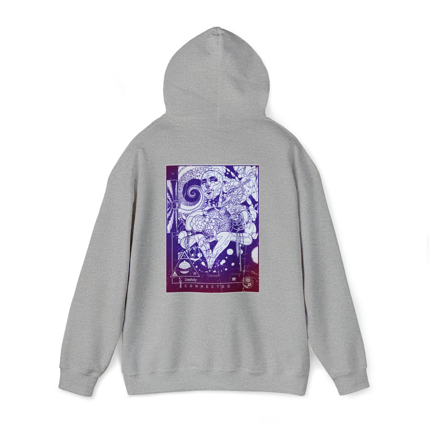 Creativity:Connected Hooded Sweatshirt