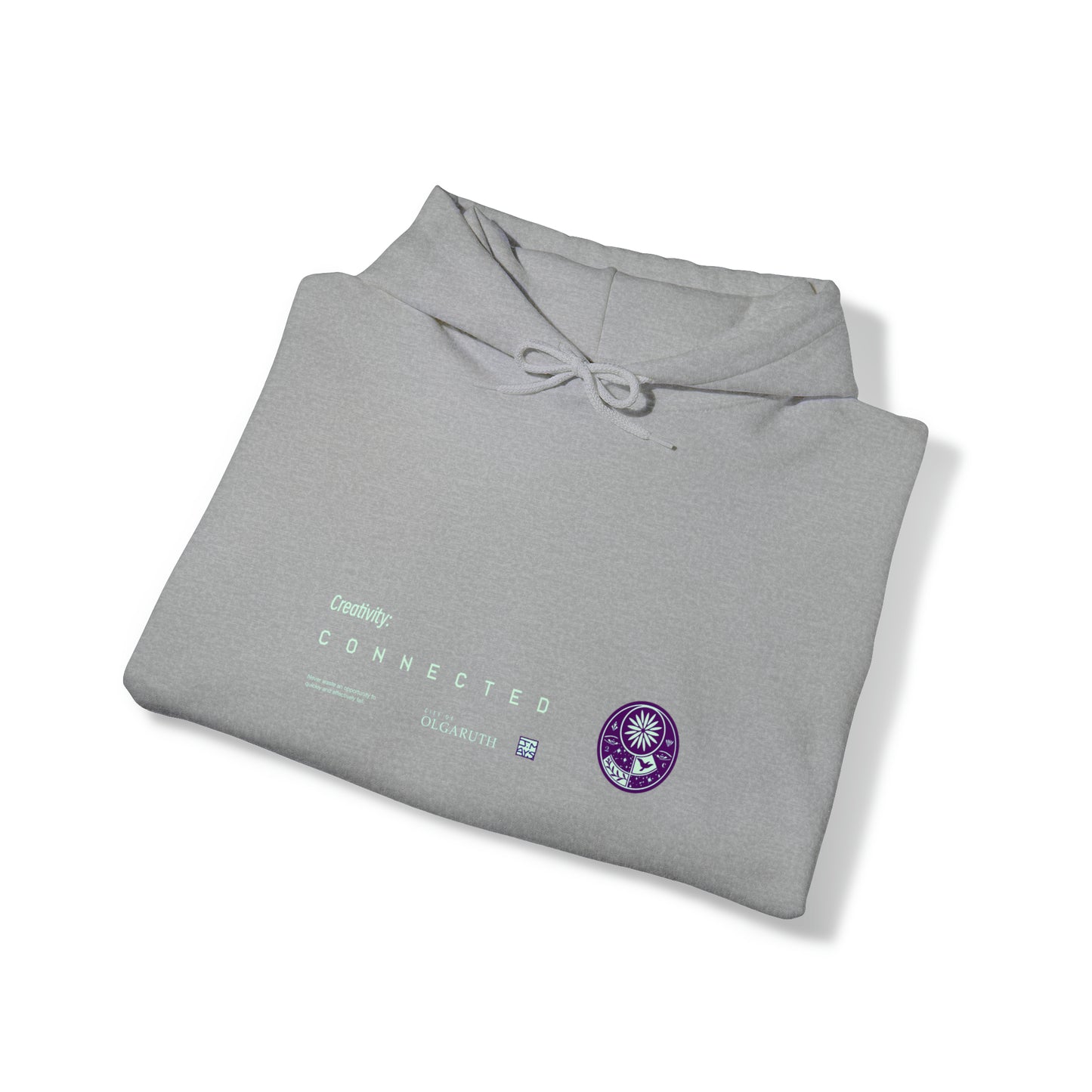 Creativity:Connected Hooded Sweatshirt