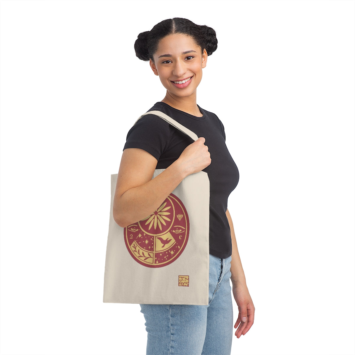 Olgaruth Seal Maroon Canvas Tote Bag